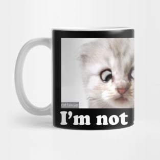 I'm not a cat Mug